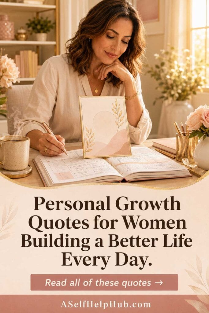 Personal Growth Quotes for Women Building a Better Life Every Day