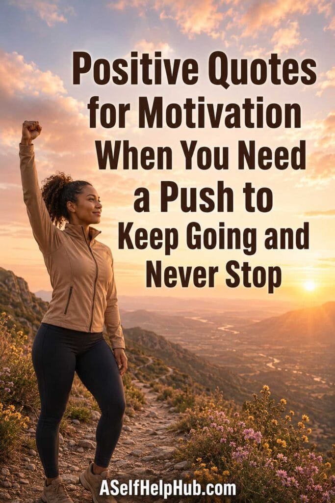 Positive Quotes for Motivation When You Need a Push to Keep Going and Never Stop