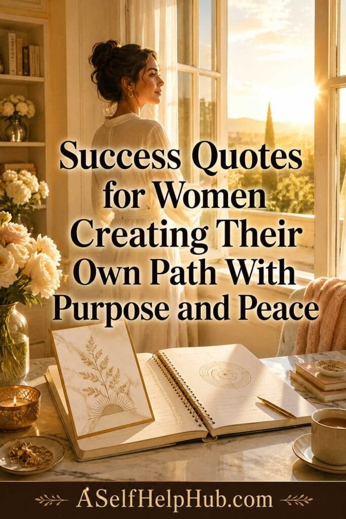 Success Quotes for Women Creating Their Own Path With Purpose and Peace