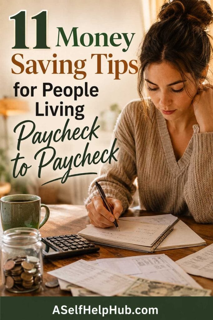 11 Money Saving Tips for People Living Paycheck to Paycheck