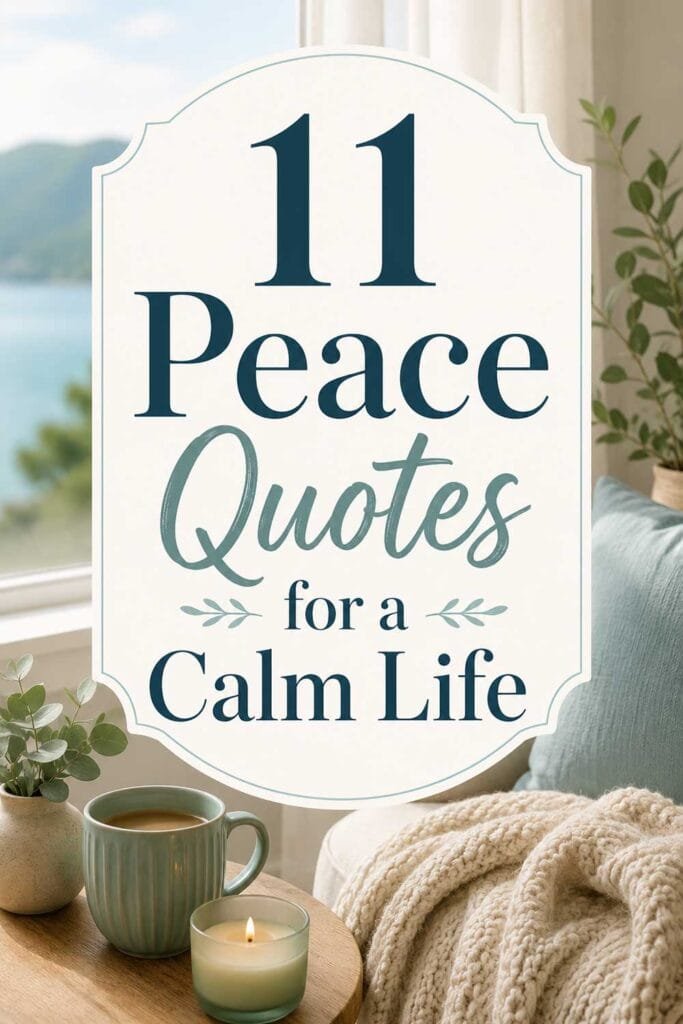 11 Peace Quotes for a Calm Life