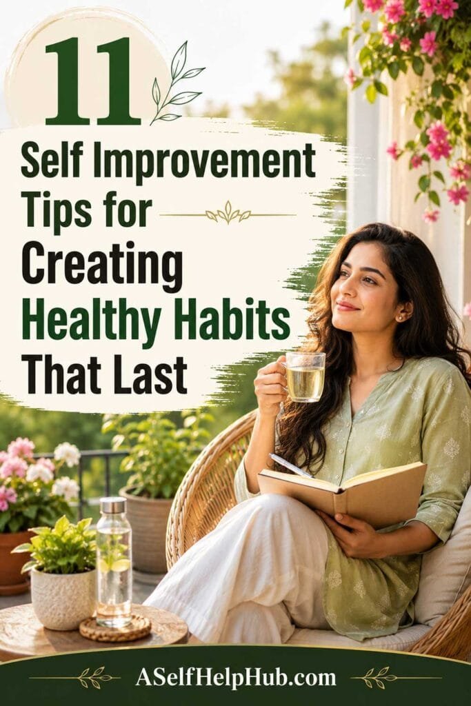 11 Self Improvement Tips for Creating Healthy Habits That Last