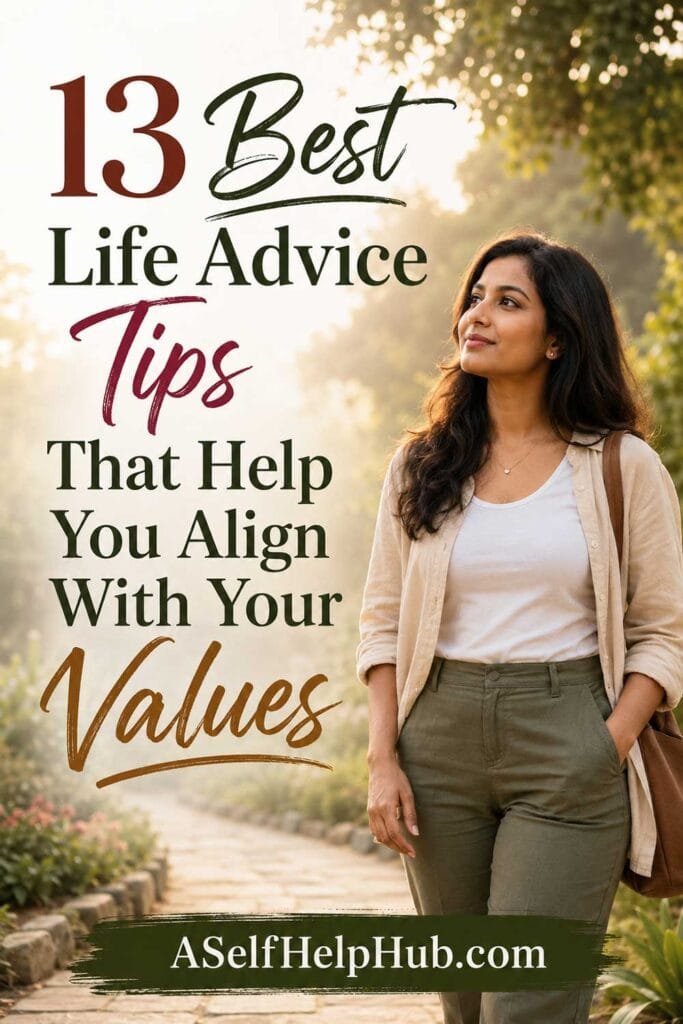 13 Best Life Advice Tips That Help You Align With Your Values