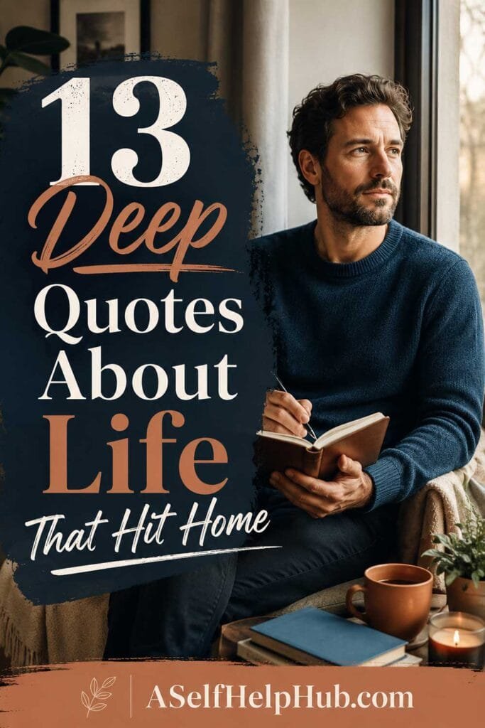 13 Deep Quotes About Life That Hit Home