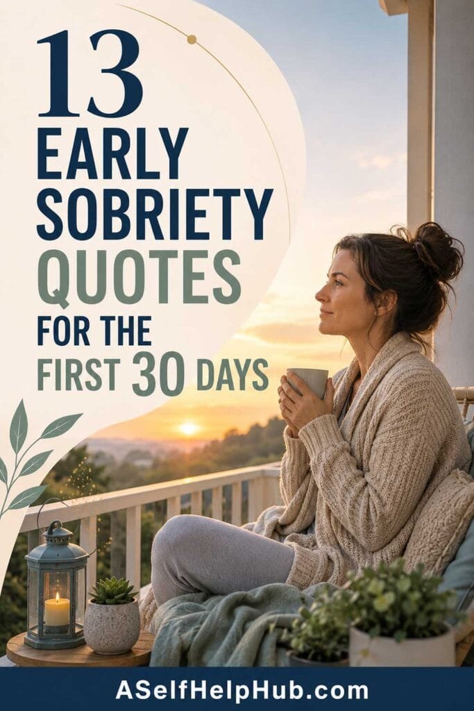 13 Early Sobriety Quotes for the First 30 Days