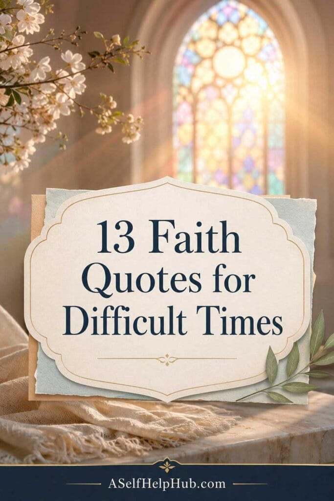 13 Faith Quotes for Difficult Times