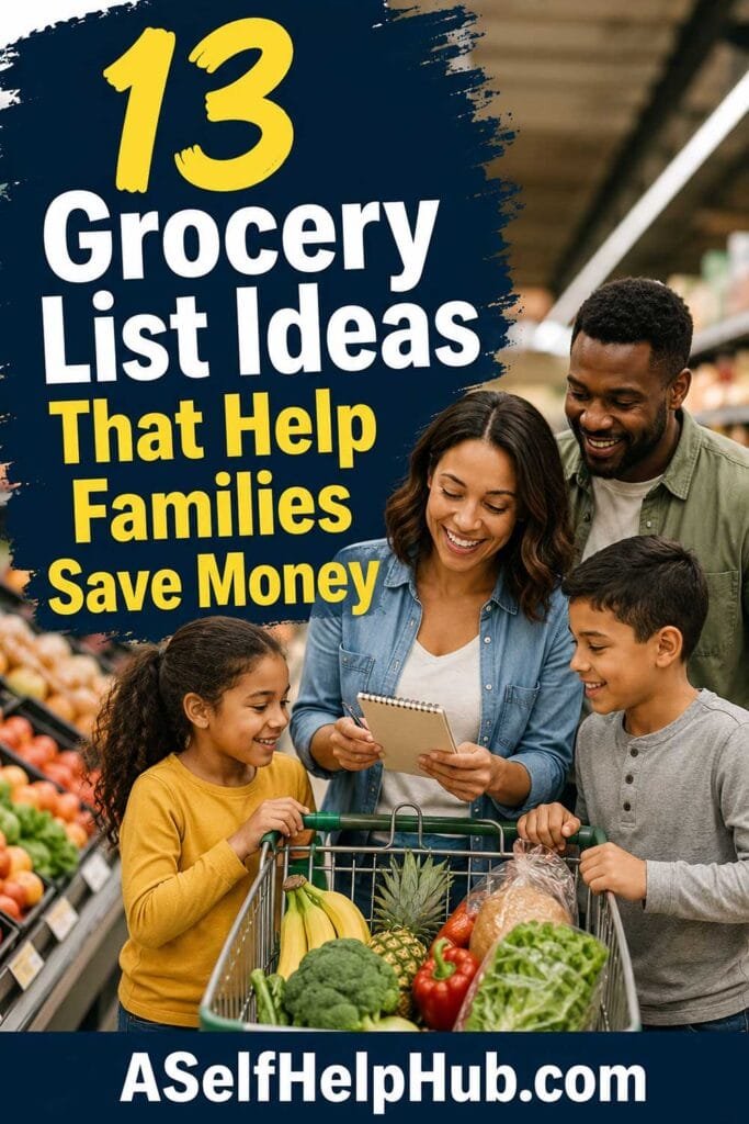 13 Grocery List Ideas That Help Families Save Money