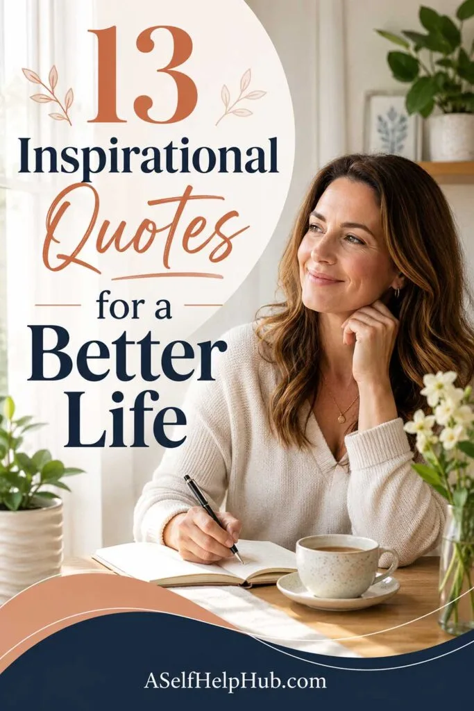 13 Inspirational Quotes for a Better Life