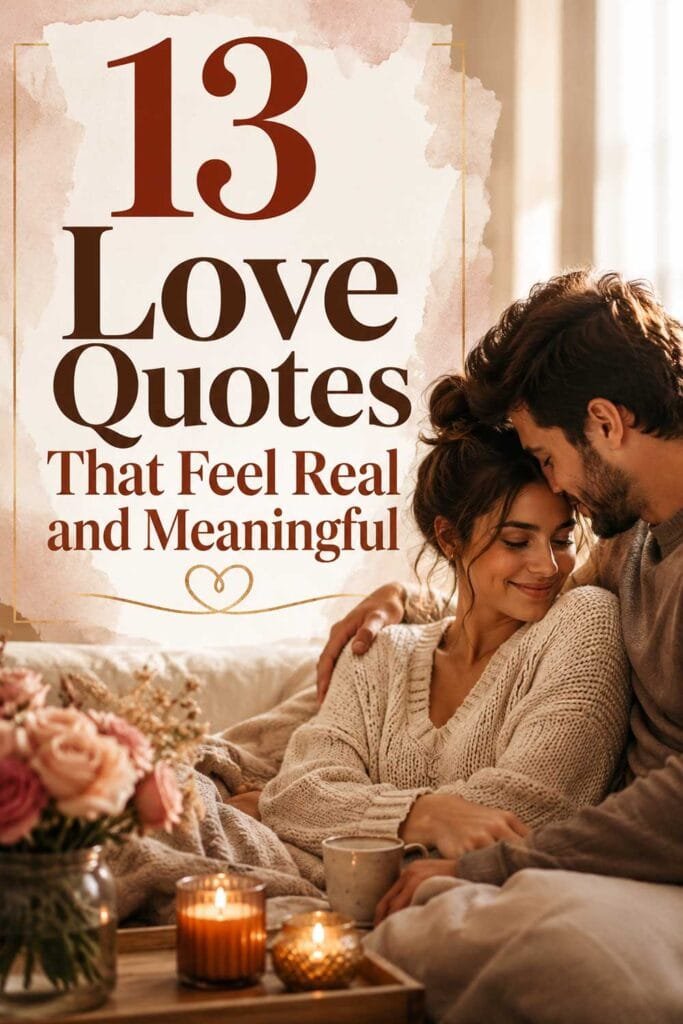 13 Love Quotes That Feel Real and Meaningful