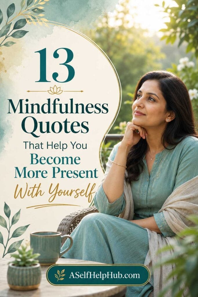 13 Mindfulness Quotes That Help You Become More Present With Yourself