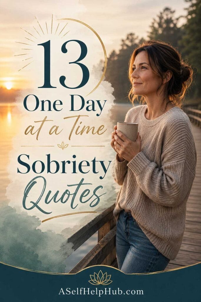 13 One Day at a Time Sobriety Quotes