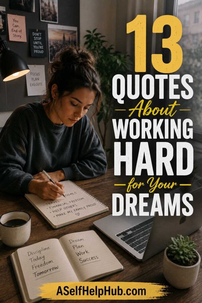 13 Quotes About Working Hard for Your Dreams