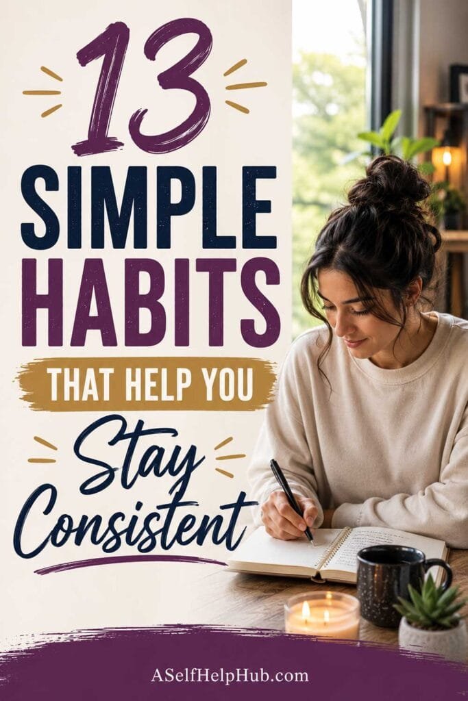 13 Simple Habits That Help You Stay Consistent
