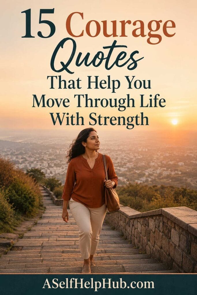 15 Courage Quotes That Help You Move Through Life With Strength
