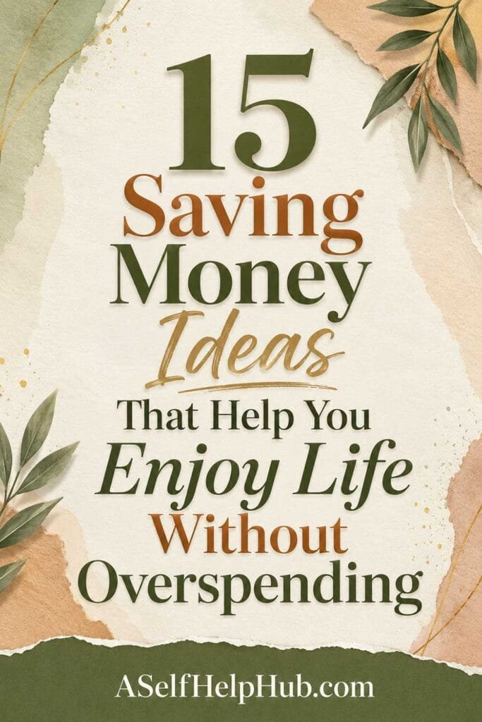15 Saving Money Ideas That Help You Enjoy Life Without Overspending