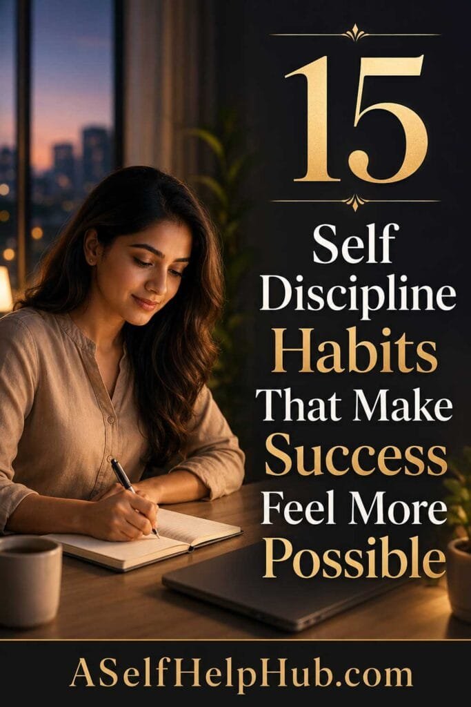 15 Self Discipline Habits That Make Success Feel More Possible