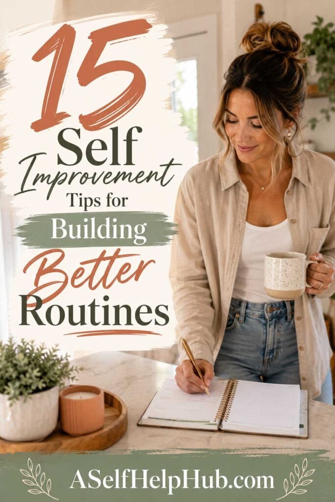 15 Self Improvement Tips for Building Better Routines