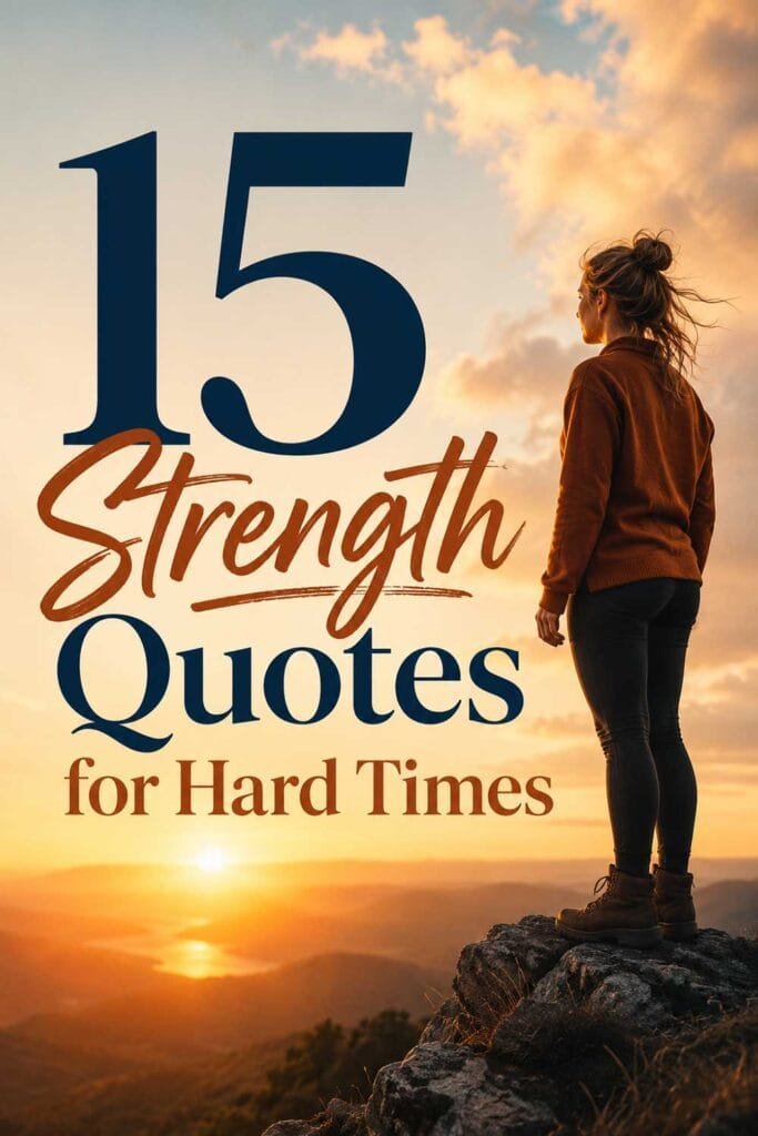 15 Strength Quotes for Hard Times