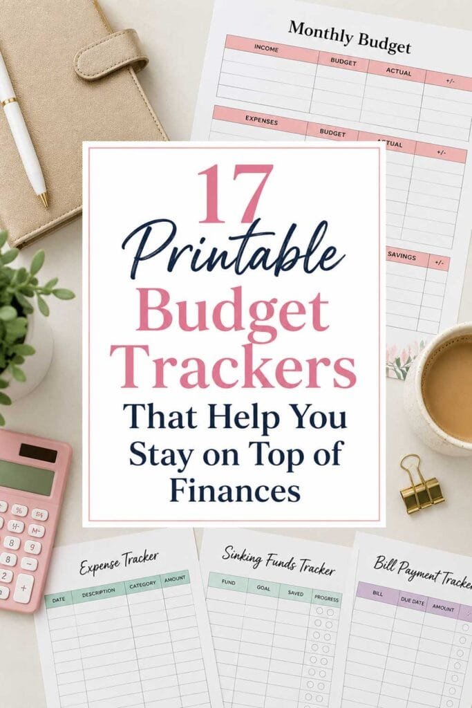 17 Printable Budget Trackers That Help You Stay on Top of Finances