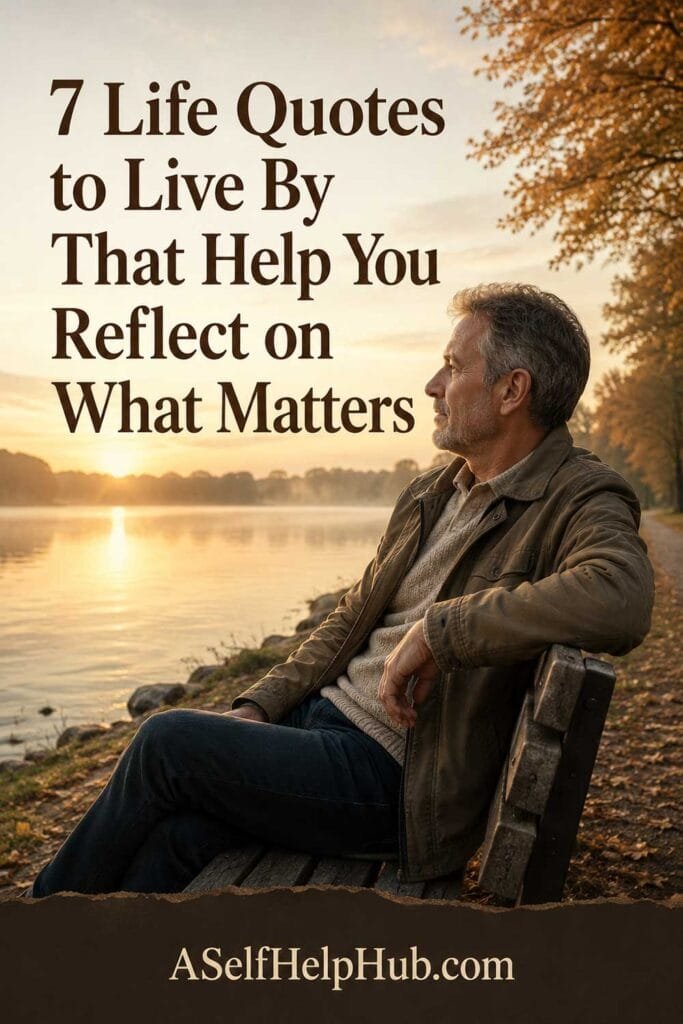7 Life Quotes to Live By That Help You Reflect on What Matters