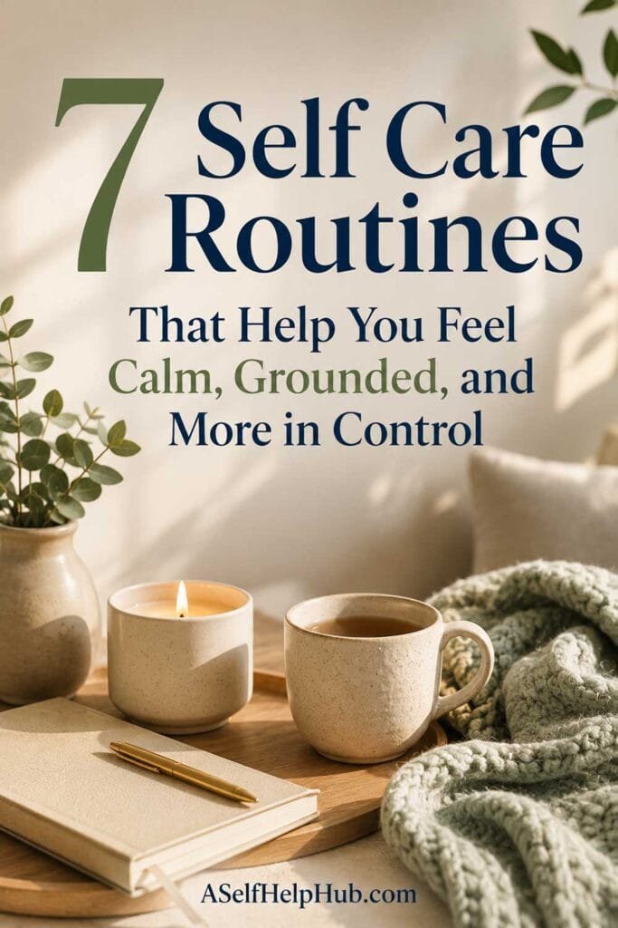7 Self Care Routines That Help You Feel Calm, Grounded, and More in Control