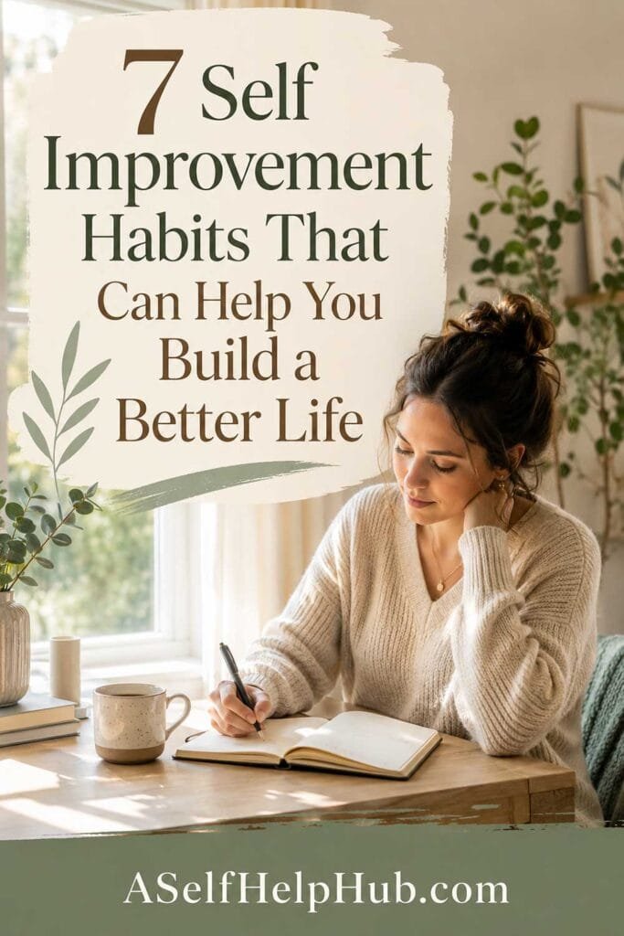 7 Self Improvement Habits That Can Help You Build a Better Life