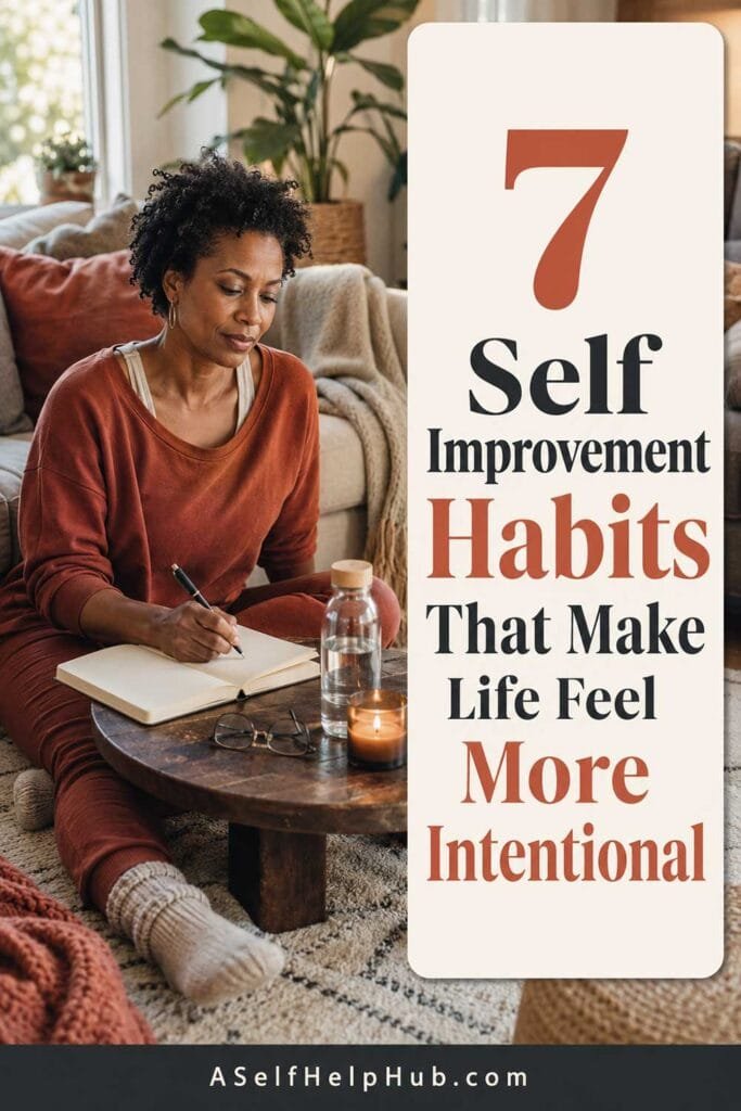 7 Self Improvement Habits That Make Life Feel More Intentional