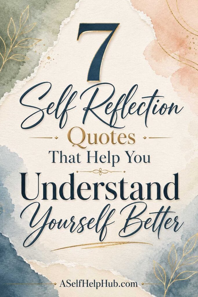 7 Self Reflection Quotes That Help You Understand Yourself Better