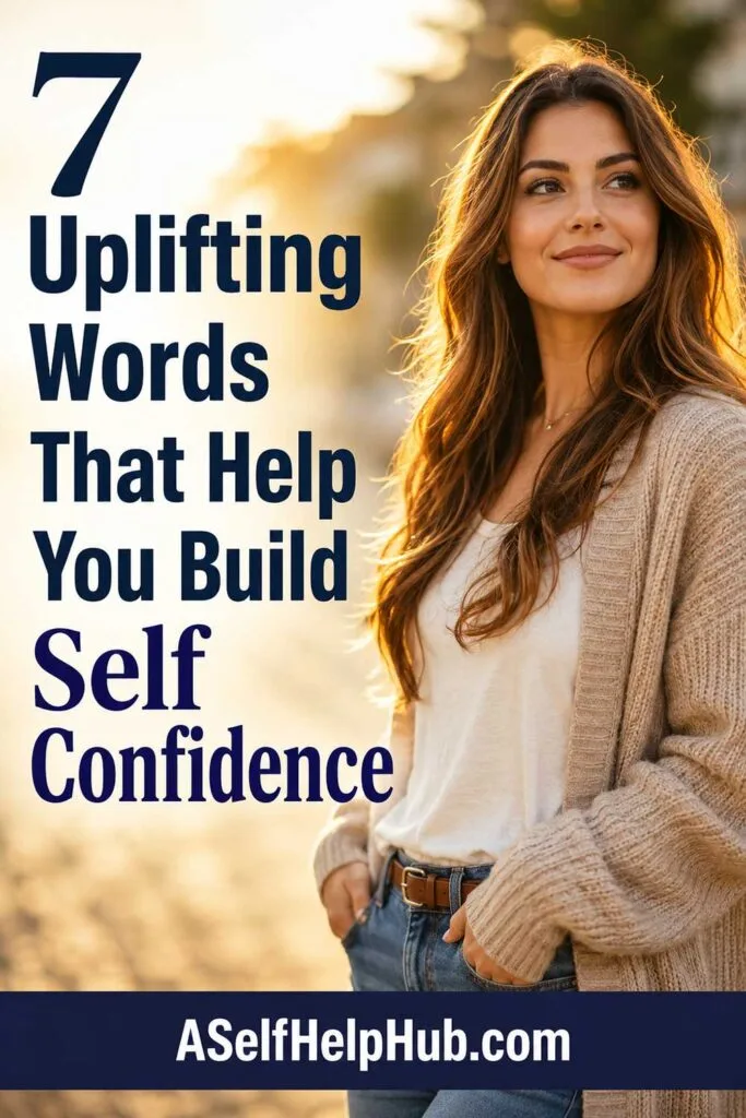 7 Uplifting Words That Help You Build Self Confidence