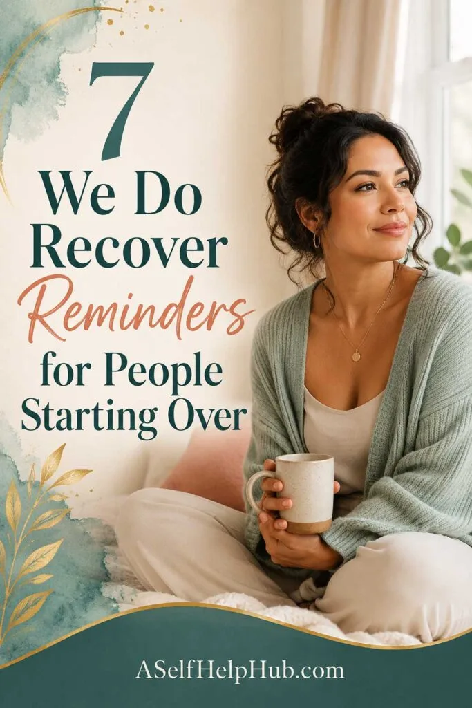 7 We Do Recover Reminders for People Starting Over