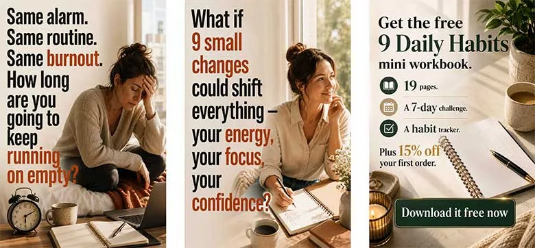 9 Daily Habits free guide to help you start the day strong