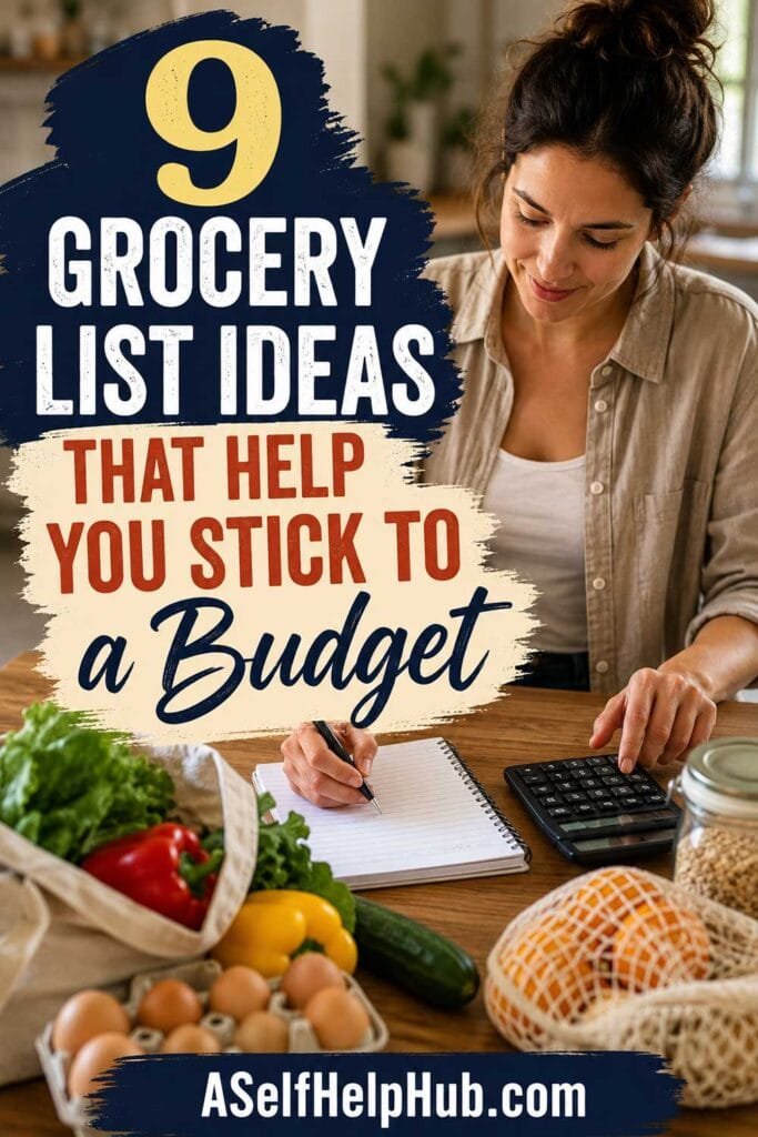 9 Grocery List Ideas That Help You Stick to a Budget