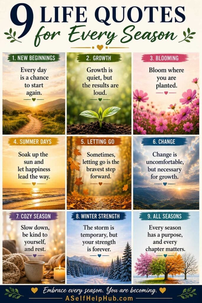 9 Life Quotes for Every Season