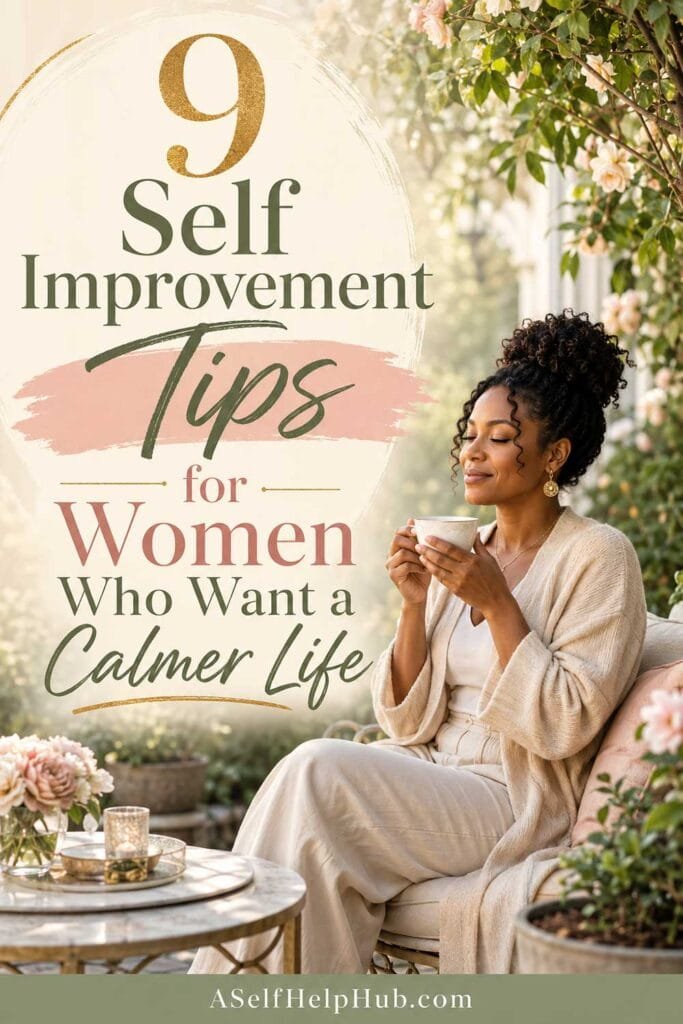 9 Self Improvement Tips for Women Who Want a Calmer Life