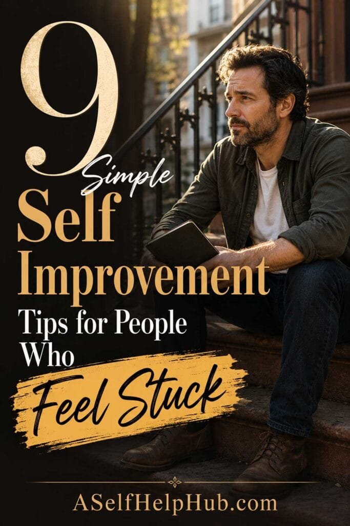 9 Simple Self Improvement Tips for People Who Feel Stuck