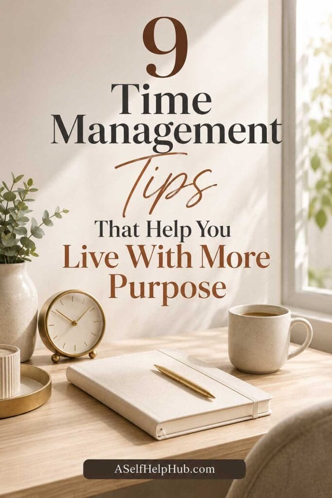 9 Time Management Tips That Help You Live With More Purpose