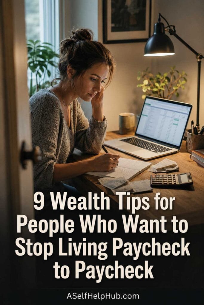 9 Wealth Tips for People Who Want to Stop Living Paycheck to Paycheck