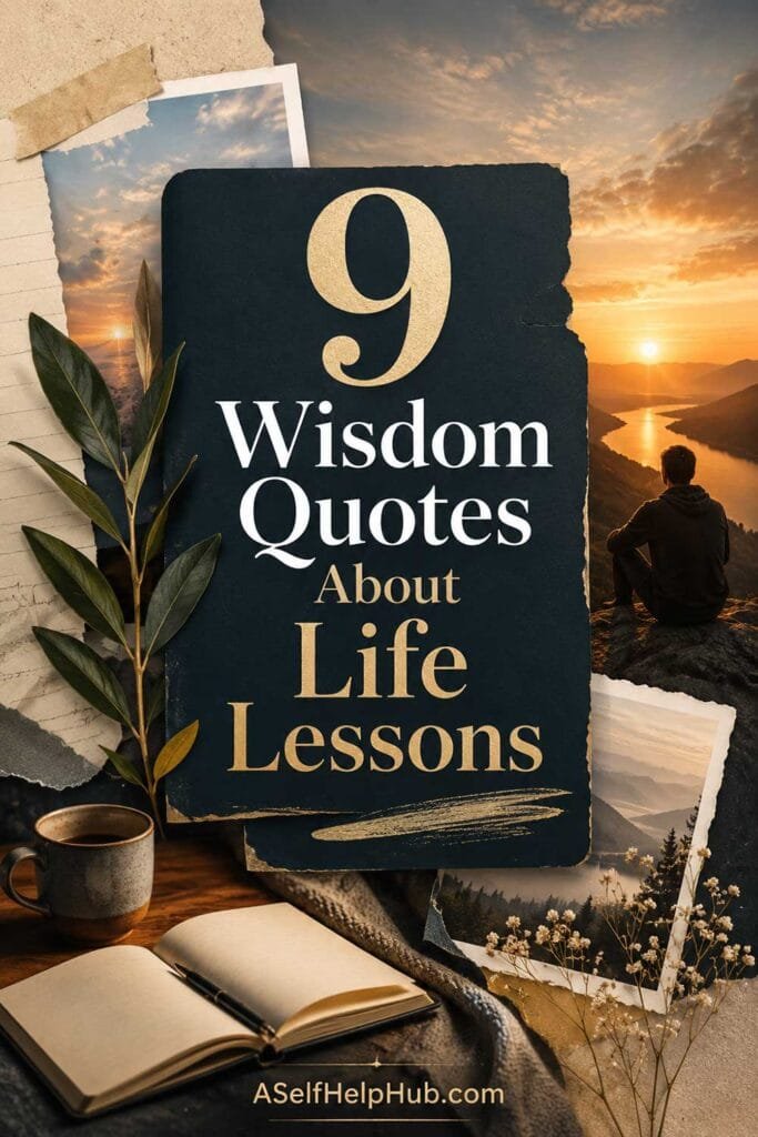9 Wisdom Quotes About Life Lessons