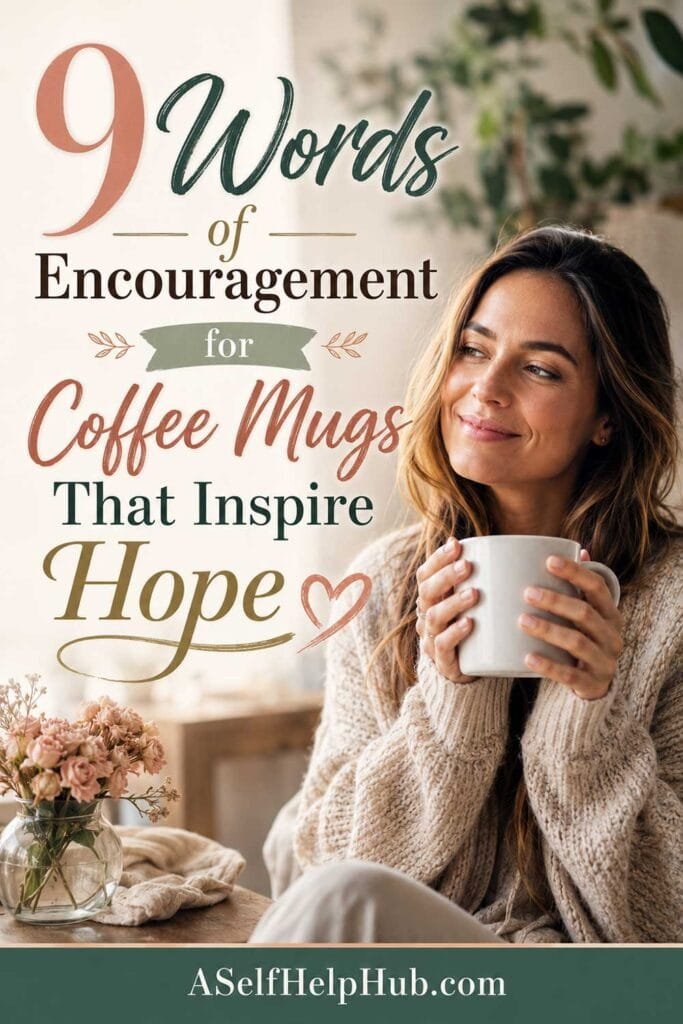 9 Words of Encouragement for Coffee Mugs That Inspire Hope