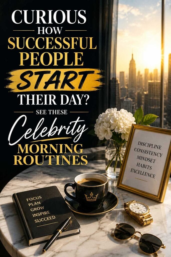 Curious How Successful People Start Their Day? See These Celebrity Morning Routines