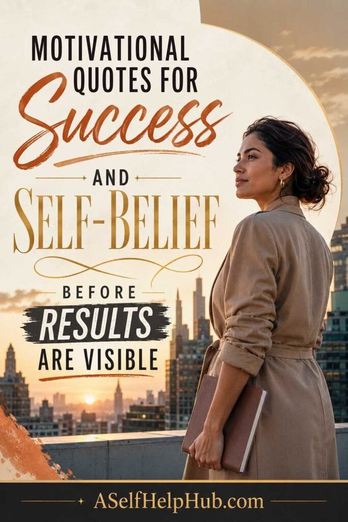 Motivational Quotes for Success and Self-Belief Before Results Are Visible