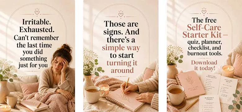 Self-Care Starter Kit free download to help you build inner peace and confidence