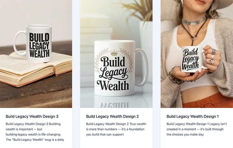 Premier Print Works — quality prints mugs and shirts for people building peace around money