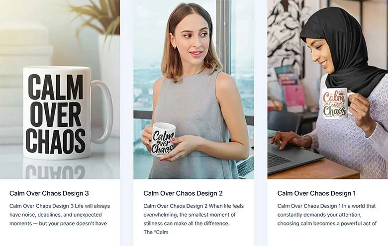 Premier Print Works — prints mugs and shirts for people building peace around money