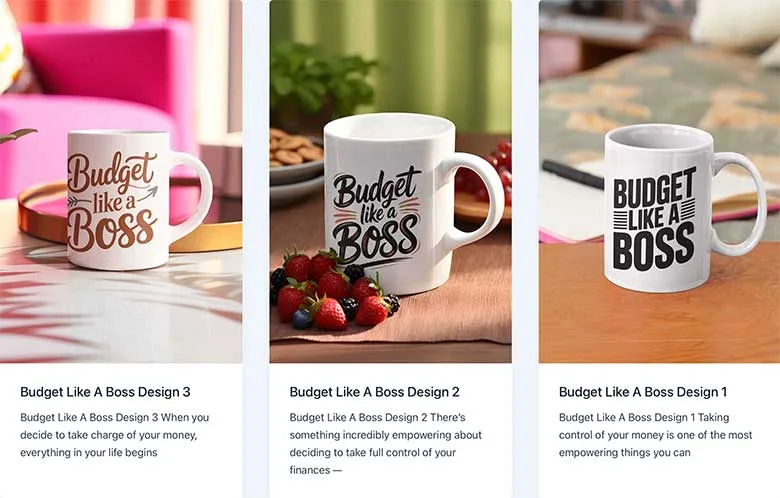 Premier Print Works — prints mugs and shirts for people building inner peace and confidence