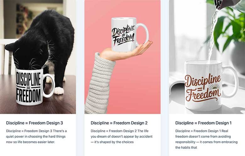 Premier Print Works — prints, mugs, and art for the person building mental strength