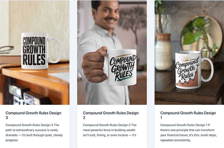 Premier Print Works — prints, mugs, and art for the person building financial peace