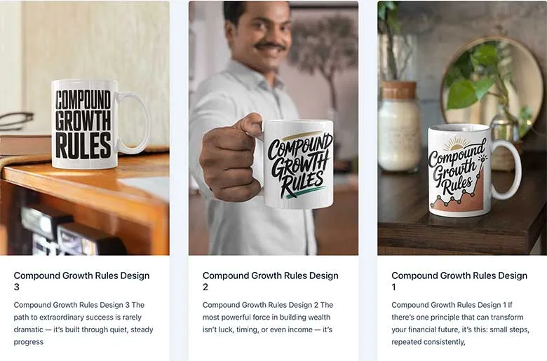 Premier Print Works — prints mugs and shirts for people stopping living on autopilot