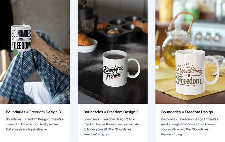 Premier Print Works — quality prints mugs and shirts for people creating a peaceful money life