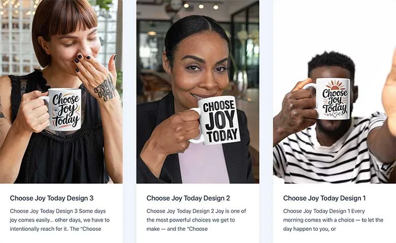 Premier Print Works — prints mugs and shirts for people creating a peaceful money life